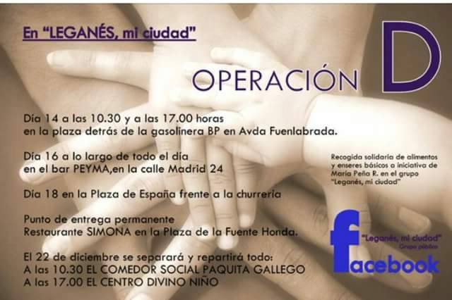 Leganés se vuelca en la Operación D de recogida de alimentos