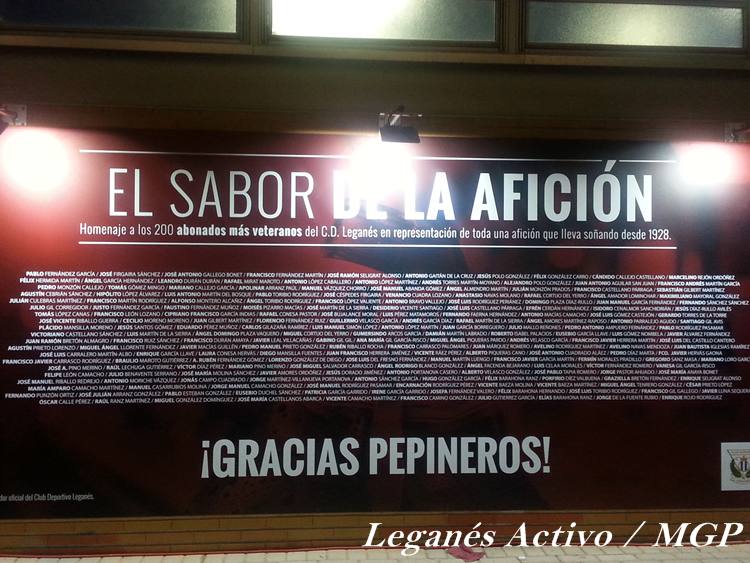 Homaje Leganés socios