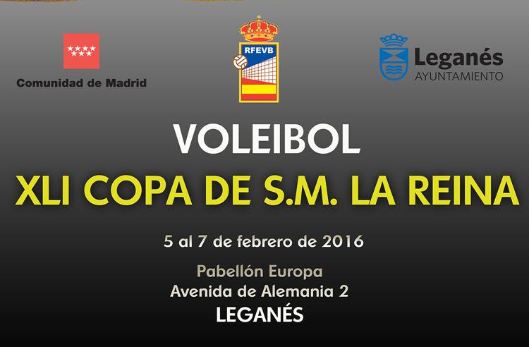 Leganés acogerá la Copa de la Reina 2016 de voleibol