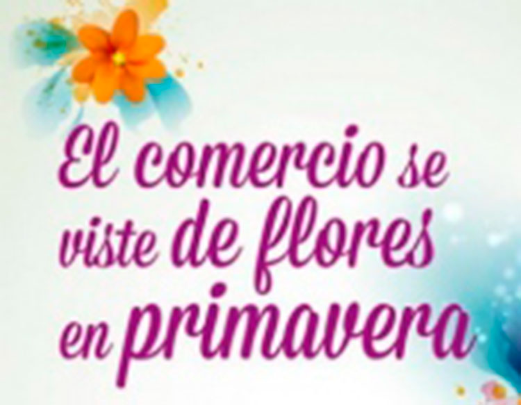 El comercio se viste de flores por segundo año en Leganés