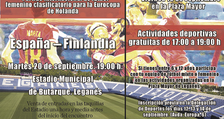 Leganés fomenta la práctica de fútbol femenino con la I Jornada de Promoción