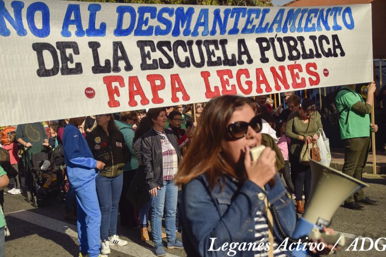 La Comisión de Educación de Leganés califica de «éxito» la pasada huelga educativa