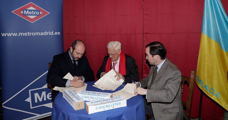La Comunidad de Madrid dona 5.000 billetes de Metro a Mensajeros de la Paz