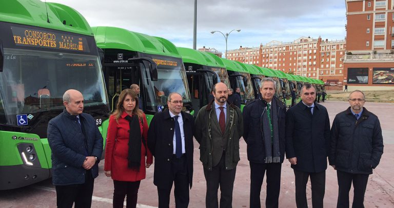 La Comunidad de Madrid incorpora 14 nuevos  autobuses interurbanos de gas natural