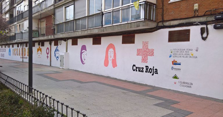 Cruz Roja Leganés organiza «Pintamos por la Igualdad