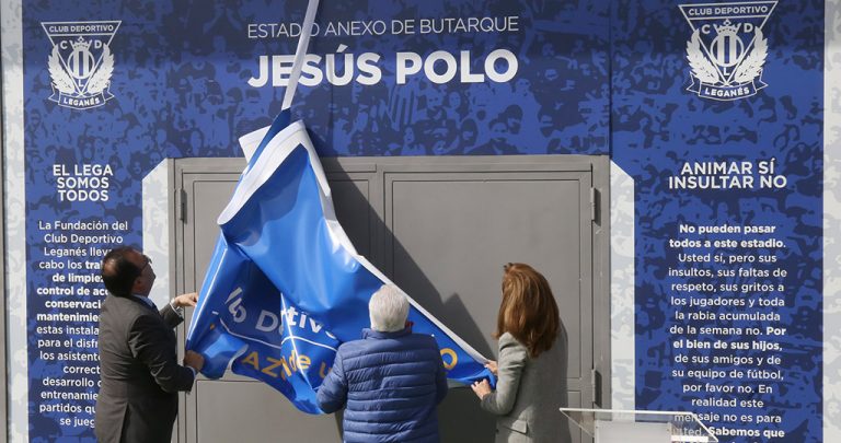Jesús Polo, ex presidente del CD Leganés, ya tiene un campo de fútbol en su honor