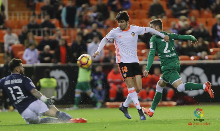 Las buenas sensaciones del Leganés se esfuman tras caer en Mestalla con el Valencia