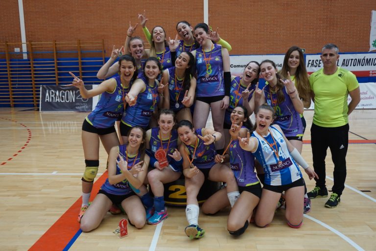 El Club Voleibol de Leganés se convierte en Campeón y Subcampeón de Madrid