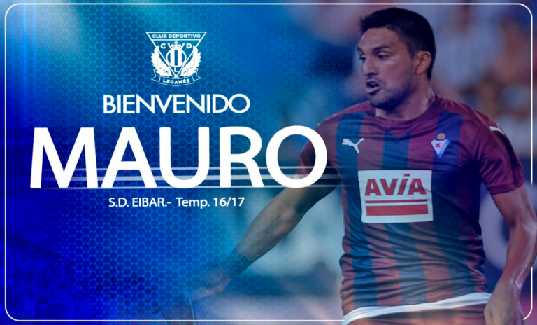 Fútbol: Mauro dos Santos, primera baja del CD Leganés en 2018