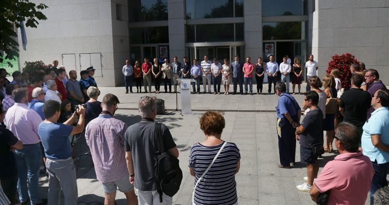 Leganés guarda cinco minutos de silencio en solidaridad con el pueblo de Cataluña
