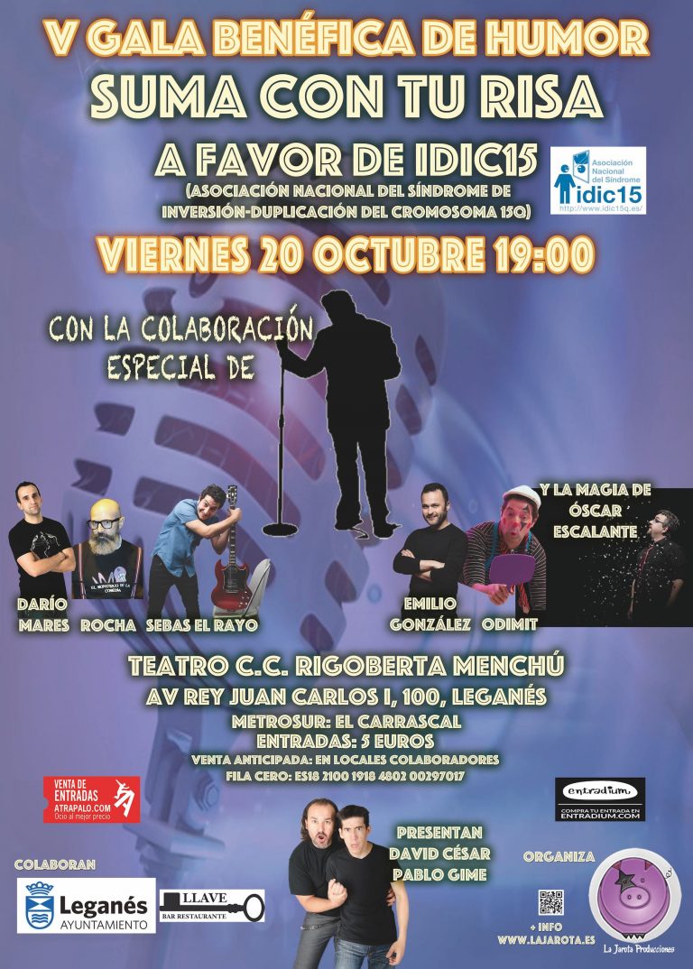 Magia y humor en favor del Síndrome Idic15 en Leganés