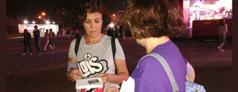 Un grupo de vecinas velan para prevenir los ataques machistas en las Fiestas de San Nicasio