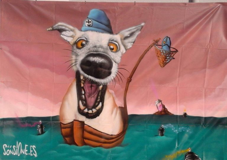 El artista urbano Sonsione celebra el Año de la Ilustración con sus murales