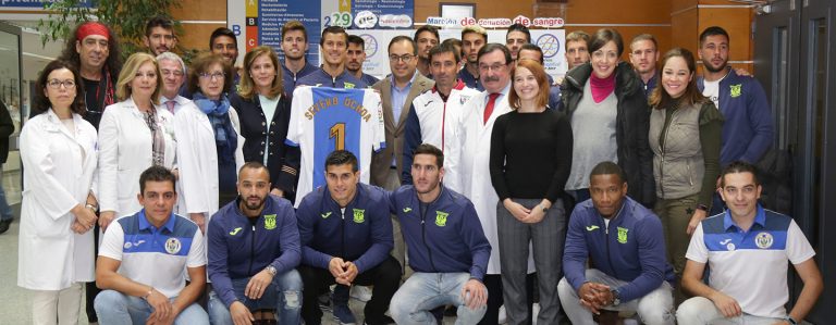 El CD Leganés anima a participar en la Maratón de Donación del Hospital Severo Ochoa
