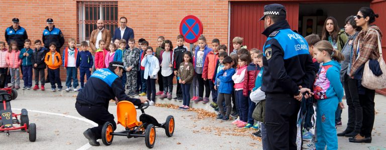 Leganés aquiere once nuevos karts para el Parque Infantil de Tráfico de la Policía Local