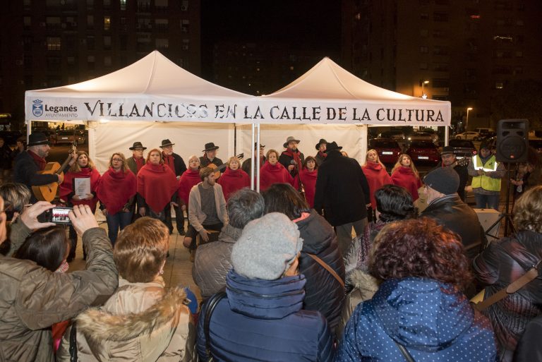 Los villancicos y el espíritu navideño toman las calles de Leganés