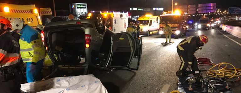 Dos heridos de pronóstico reservado en un accidente de tráfico en San Nicasio