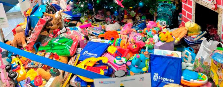 El Hospital Severo Ochoa recoge más de 10.000 juguetes para familias con pocos recursos
