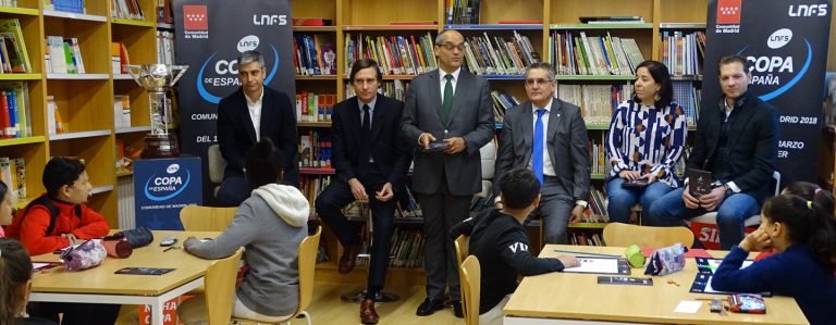 La Comunidad y la Liga Nacional de Fútbol Sala (LNFS) se unen en una nueva iniciativa para luchar contra el acoso escolar