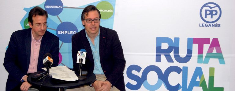 El PP de Leganés presenta la campaña ‘Ruta social’