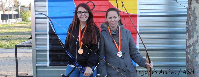 Erica Hernán y Rosa Martí, subcampeonas de España de tiro con arco