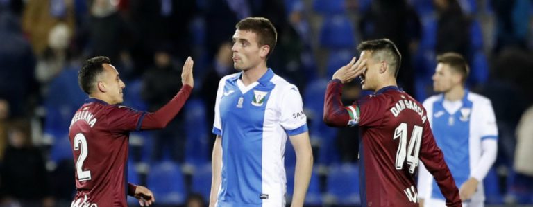 Fútbol: El CD Leganés pierde contra Éibar sin tiempo para homenajes