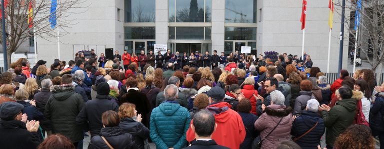 El Ayuntamiento de Leganés mostró su defensa de la igualdad en el acto institucional del 8 de marzo