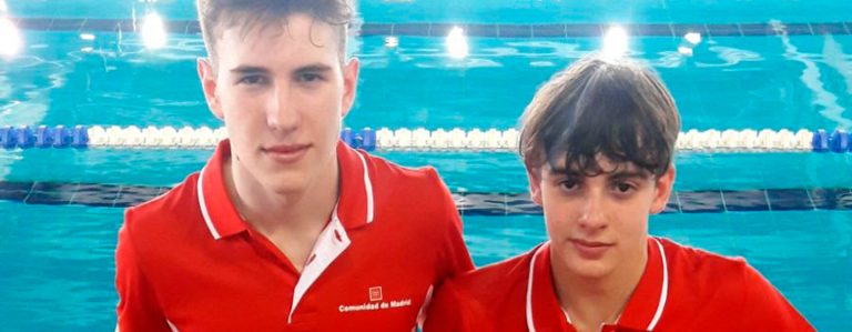 Íñigo Infante y Diego Perales brillan en el Campeonato de España de Natación por Selecciones Autonómicas en Edad Escolar