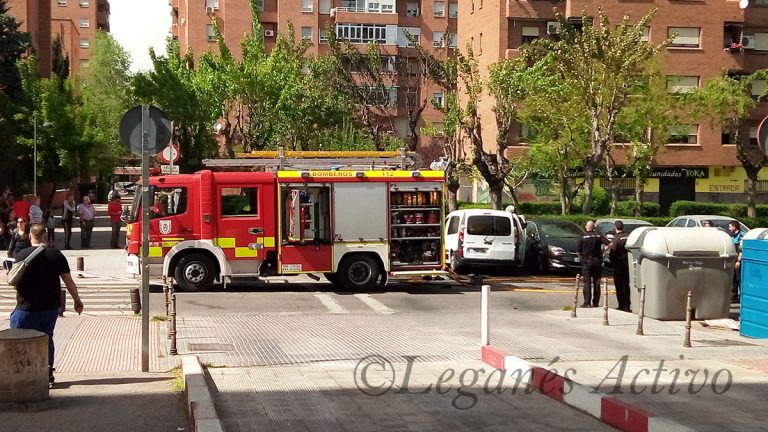Un pequeño incendio afecta a tres vehículos en El Carrascal