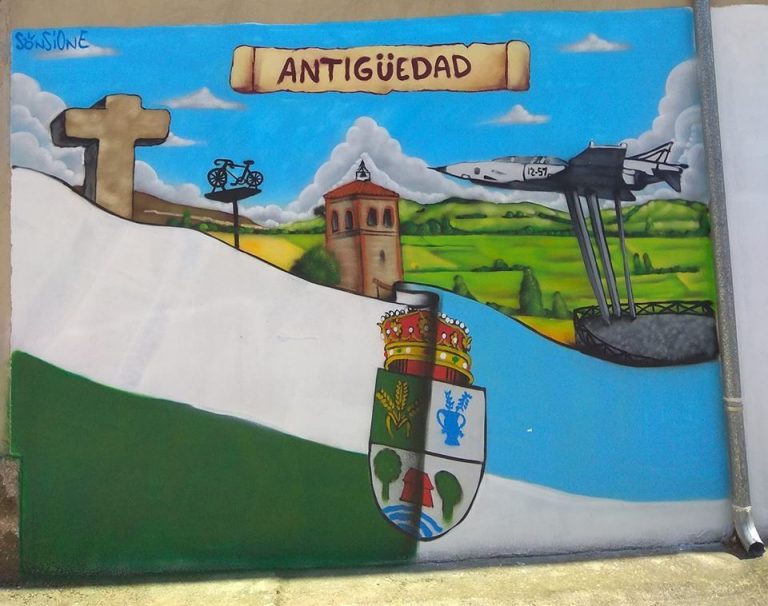 Javier Bullido, artista urbano leganense, gana un Concurso de Graffiti en Antigüedad