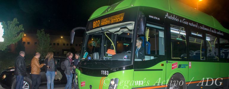 El nuevo autobús nocturno, Leganés-Atocha, ya está en marcha
