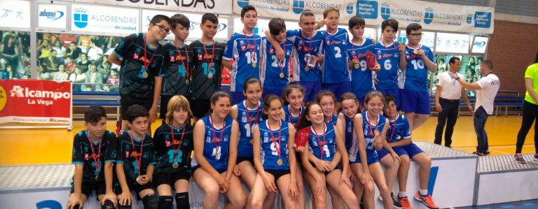 Voleibol: Dobles campeones alevines y subcampeones de Madrid