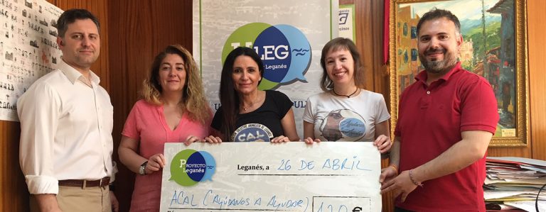 ULEG apoya la labor social del Colectivo Animalista de Leganés