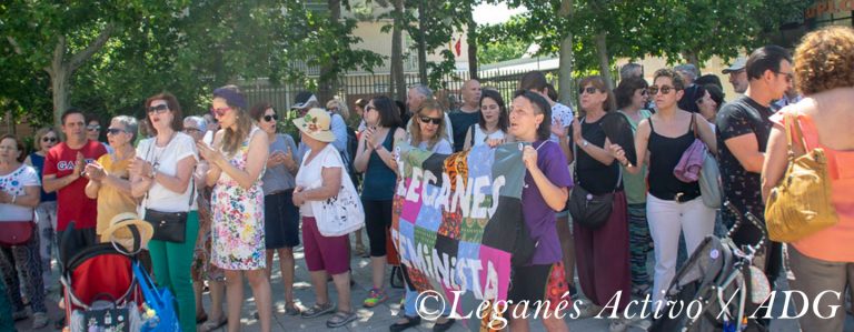 Decenas de leganenses se manifiestan contra la libertad provisional de La Manada