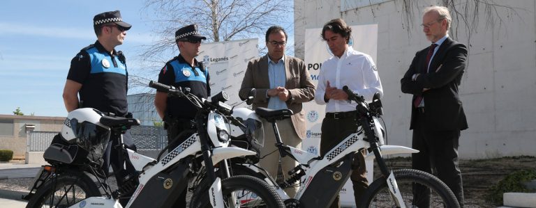 Policía Local de Leganés contará con dos ciclomotores eléctricos diseñados en LEGATEC