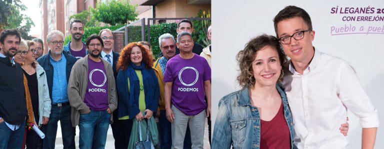 Íñigo Errejón y Ramón Espinar, divididos en sus apoyos a las candidaturas de Podemos Leganés