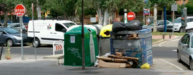 ULEG denuncia la desastrosa gestión en la recogida y reciclaje del papel y cartón de Leganés