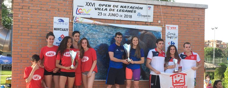 Natación: Leganés acogió el XXVI Open de Natación con grandes resultados para su club