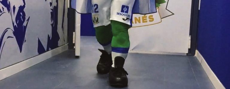 Fútbol: El CD Leganés estrena un ‘pepino’ de mascota