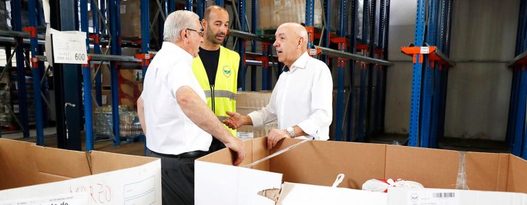 La Comunidad ha donado más de nueve toneladas de excedentes de cultivos al Banco de Alimentos