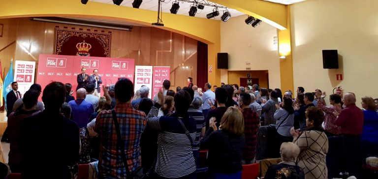 José Luis Rodríguez Zapatero recuerda en Leganés los valores del PSOE