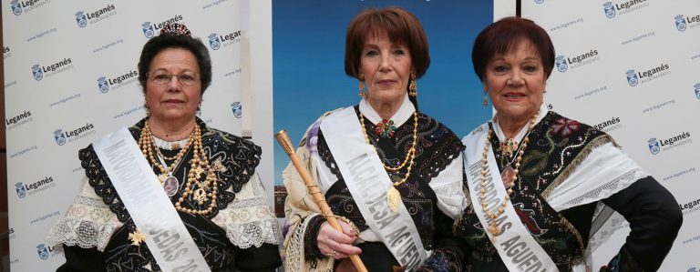 Paqui Alvarado, alcaldesa honorífica de Leganés por la festividad de Las Águedas