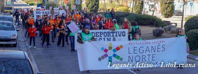 Leganés Norte sale a la calle por un polideportivo público
