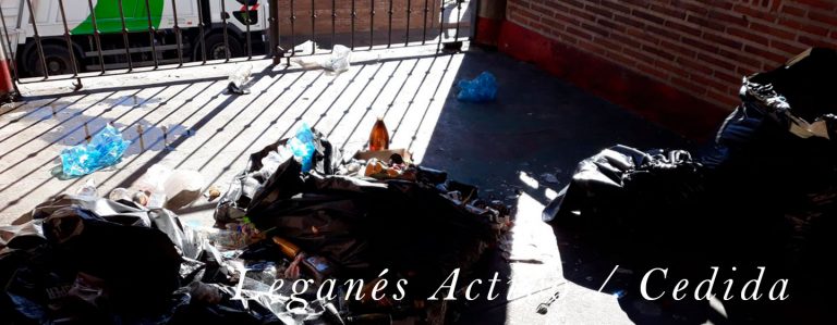Vecinos de Leganés denuncian la suciedad en los alrededores de La Cubierta