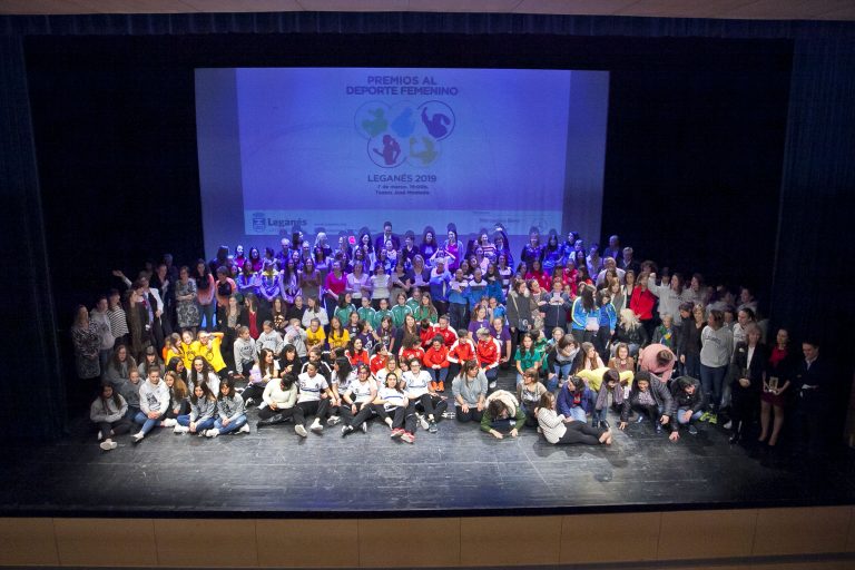 Las deportistas de Leganés exhiben todo su potencial en la I Gala del Deporte Femenino