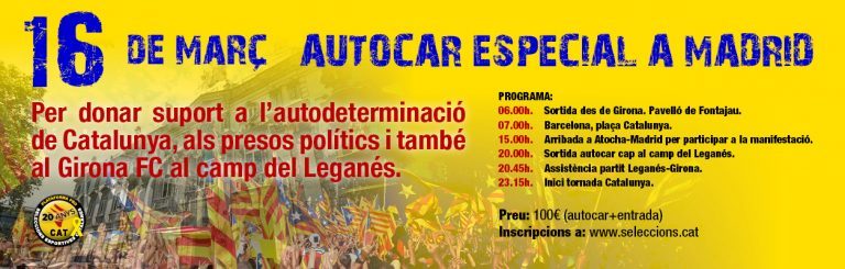 PP exige más seguridad en el Leganés-Girona ante la llegada de separatistas