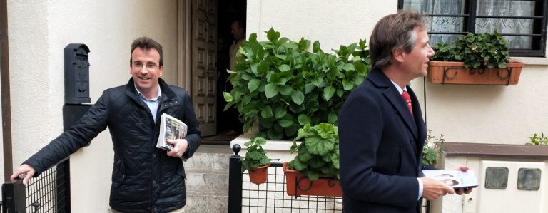 Recuenco y Terol trasladan el proyecto del PP a los vecinos de Leganés ‘puerta a puerta’
