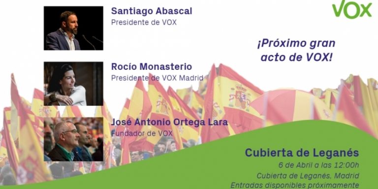 Organizaciones del sur de Madrid se movilizan contra VOX en Leganés