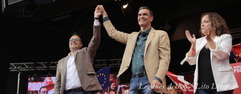 Pedro Sánchez anuncia en Leganés que «esta legislatura es la del Pacto de Toledo»