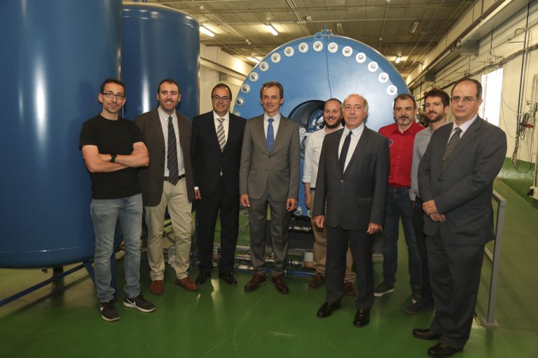 Pedro Duque visita Leganés Tecnológico, «modelo en España»